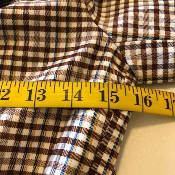 NEW Love Tree Plaid Versona Light Academia, Preppy Open Front Boyfriend Jkt Sz S - Picture 12 of 16